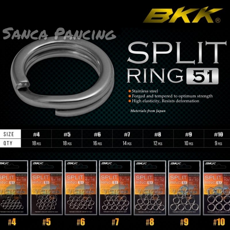 SPLIT RING BKK 51***