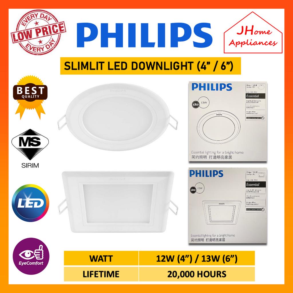 Philips SLIMLIT LED DOWNLIGHT 12W / 13W (4" / 6) - 59511 / 59512 / 59514 / 59515 PHILIPS LED DOWNLIG