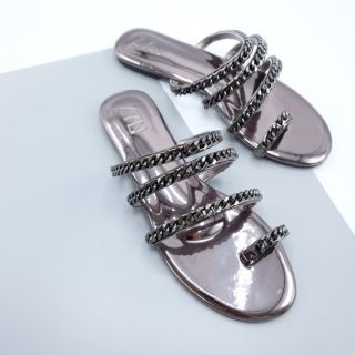 ซินสตูดิโอ : ZYN STUDIO COCO  SANDALS GREY SHADOW