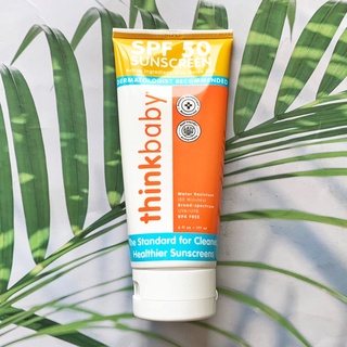 (Think®) Thinkbaby Sunscreen SPF 50 Dermatologist Recommended 177 ml ครีมกันแดดสำหรับเด็ก SPF 50