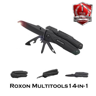 Roxon มีดพับ อเนกประสงค์ CM1349 SPARK Multitool Plier, 14-in-1 (สินค้ารับประกัน 1 ปี)