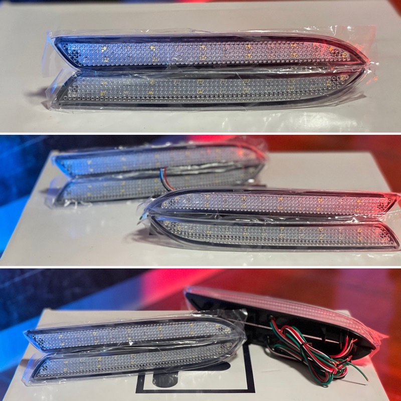 ไฟทับทิมท้าย ใส่ Jazz GE 2010-2012 กรอบสีขาว ใส่ได้ทั่งกันชนS-SV(ราคาต่อคู่)