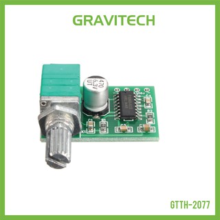 [Gravitechthai]5V 2-CH Digital Audio Amplifier Module 2x3W with Volume Control - PAM8403