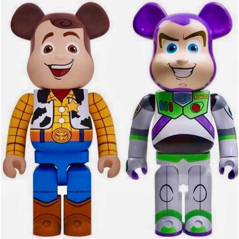 Bearbrick Toy story woody & Buzz 400%