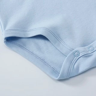 🇹🇭 บอดี้สูทเด็ก บอดี้สูทแขนยาวทารกสีพื้น สายมินิมอล พาสเทล ผ้าฝ้าย Cotton 100 เนื้อนิ่ม บอดี้สูทเด็กแรกเกิด