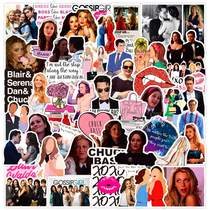 ❉ Gossip Girl - Series 02 Youth Idol TV Shows สติ๊กเกอร์ ❉ 50Pcs/Set Serena Blair DIY Fashion Decals Doodle สติ๊กเกอร์