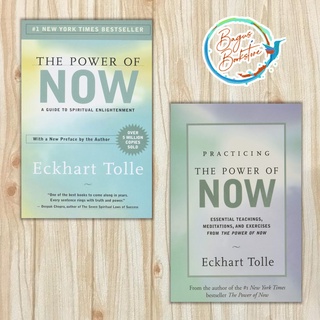 หนังสือ the Power of Now &amp; Practicing the Power of Now - Eckhart Tolle (ภาษาอังกฤษ)