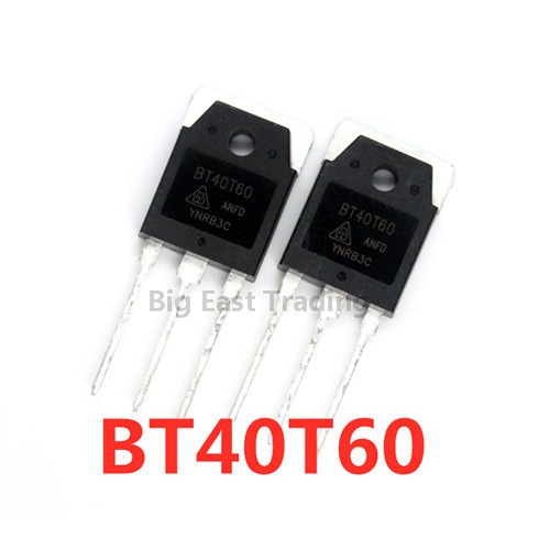 2 ชิ้น 5 ชิ้น BT40T60 TO-3P 40T60 TO3P 40A/600V ทรานซิสเตอร์ IGBT รับประกันคุณภาพ