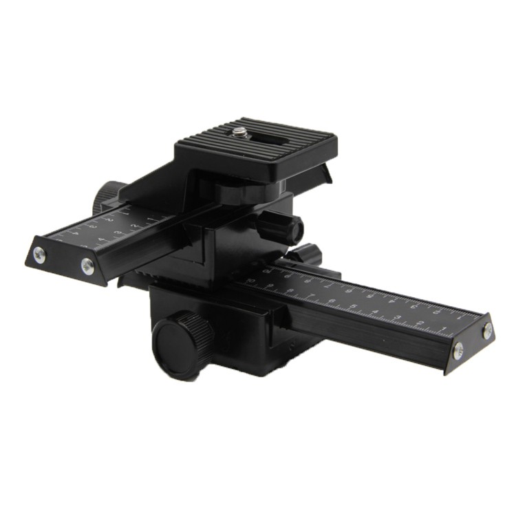 4 ทิศทาง Macro Rail Slider สําหรับ NIKON D5 D4 D7300 D810 D7200 D700 D5300 EF