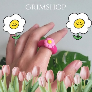 ์New! แหวนดินปั้นลายดอกไม้สีชมพูน่ารักสุดๆ มีวงเดียวในโลก รีบมารับน้องเร็ว พร้อมส่งไม่ต้องรอ มีเก็บเงินปลายทาง