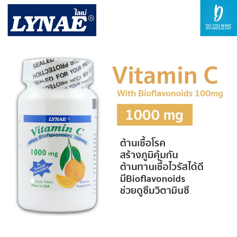 LYNAE Vitamin C 1000 mg with Bioflavonoids 100 mg
