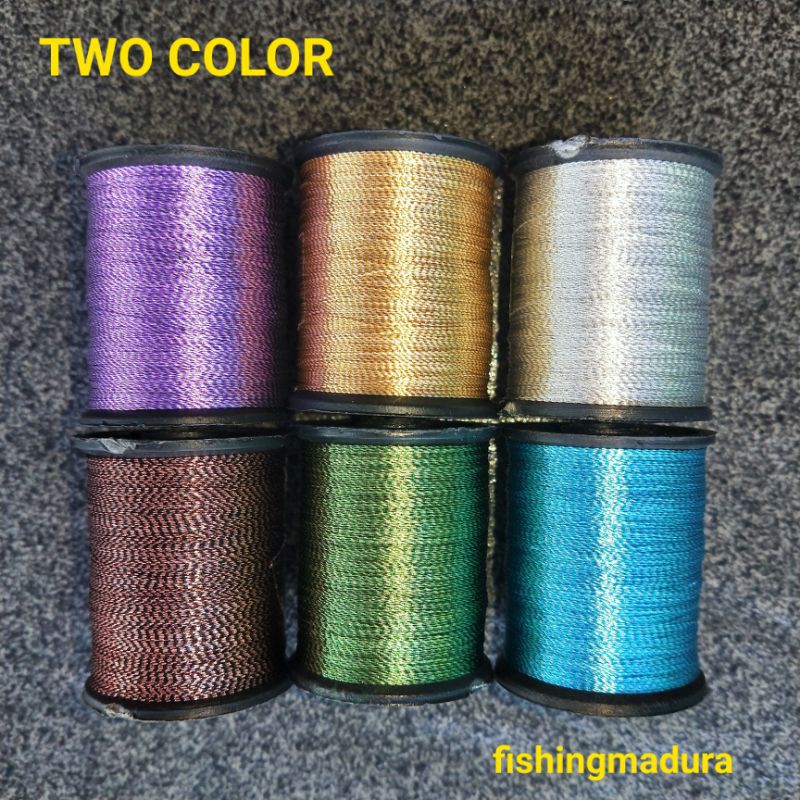 ไหมพรมเมทัลลิกสองสีไซส์ข