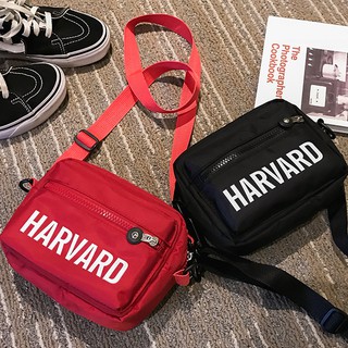 TB S045 📛🛑กระเป๋าสะพายข้างเกาหลี สุดคูล ไม่เหมือนใคร⚪🟡⚫ Harvard ถอดสายใช้ถือได้ สไตล์สตรีท🚨🚧