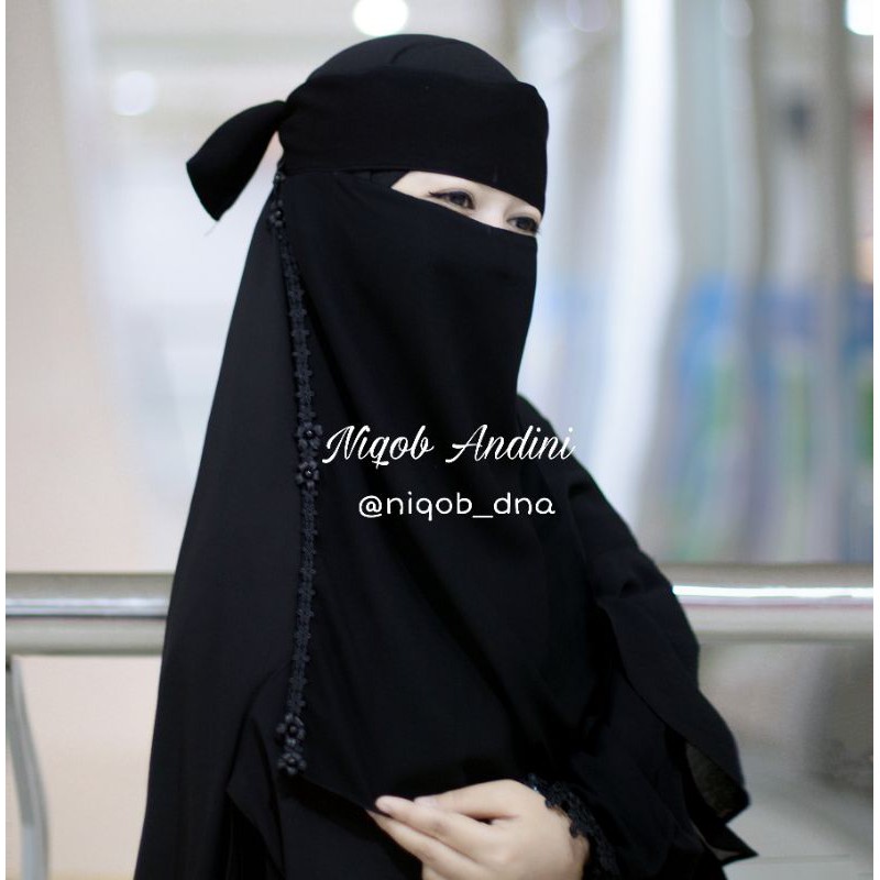 NIQAB BANDANA ANDINI (Siffon silky)