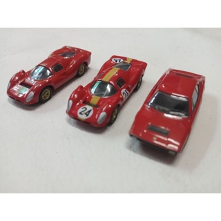 (set3) Ferrari p4 ,gt4 Kyosho 1:100 ความยาวประมาณ 3 cm.