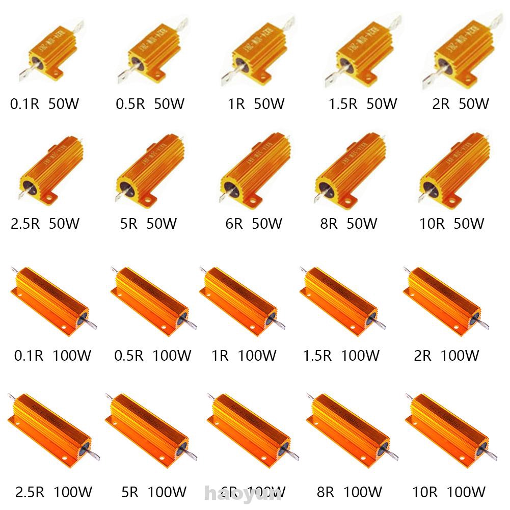 Housed Resistor Car Use Aluminum Shell Wirewound For Cooling Plate ...
