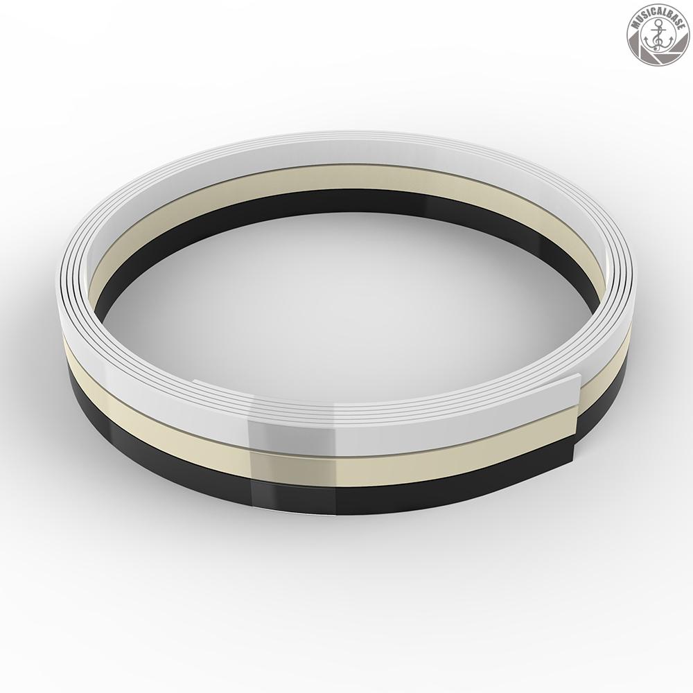 [In Stock] 3pcs Acoustic Folk Classic Guitar Binding Purfling Strips ABS Guitar Parts Accessories fo