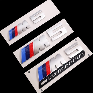 BMW M5 Logo Auto Badge Emblem Trunk Emblem COMPETITION Bar Underlined Thunder Edition Emblem ⚡READYSTOCK⚡