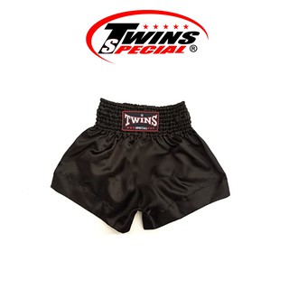 กางเกงมวย ทวินส์ Twins Special Muay Thai Shorts รุ่น TB-30  ใส่ได้ทั้งเด็กและผุ้ใหญ่ กางเกงสีดำล้วน