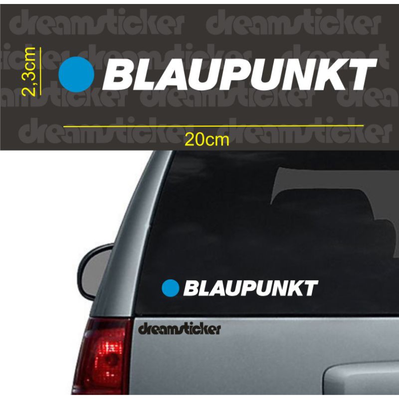 สติ๊กเกอร์สีดํา BLAUPUNKT