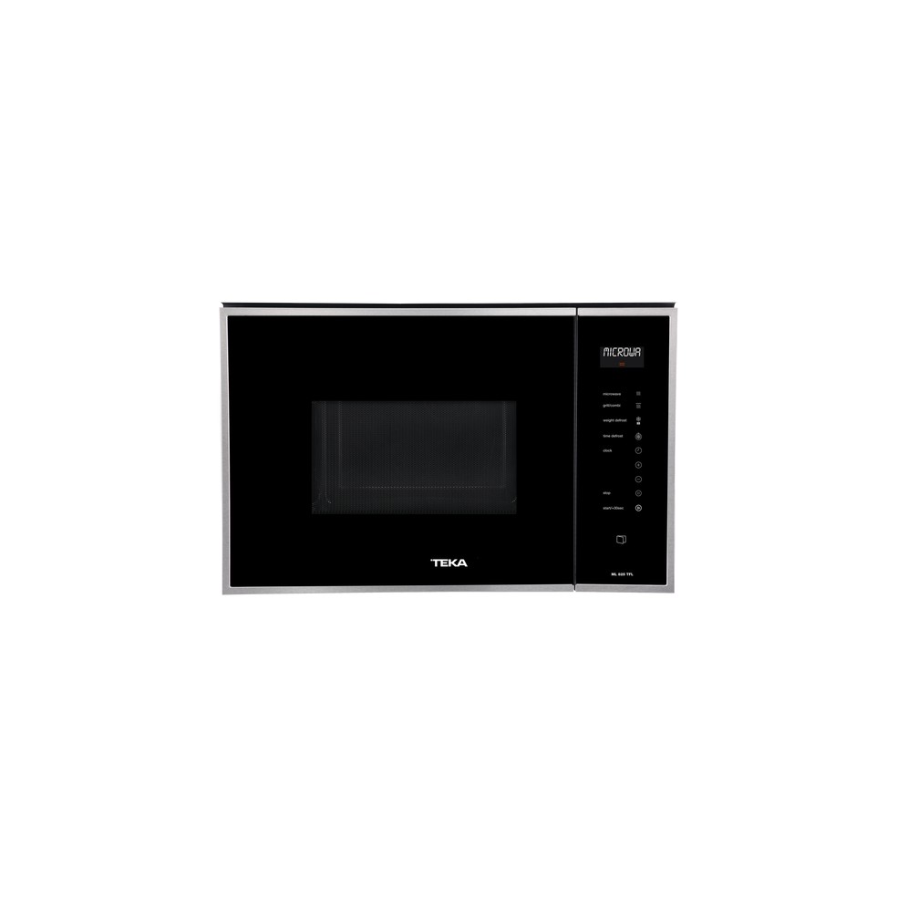(Teka) ไมโครเวฟ+ย่าง แบบติดตั้งในตู้ แผงควบคุมระบบสัมผัส จอแสดงผล TFL ขนาดความจุ 25 ลิตร รุ่น ML 825