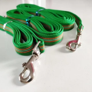 สายจูงสุนัข คุณภาพดี เชือกหนานิ่ม กว้าง 2 ซม. ยาว 1.5 เมตร / 3 เมตร /5 เมตร