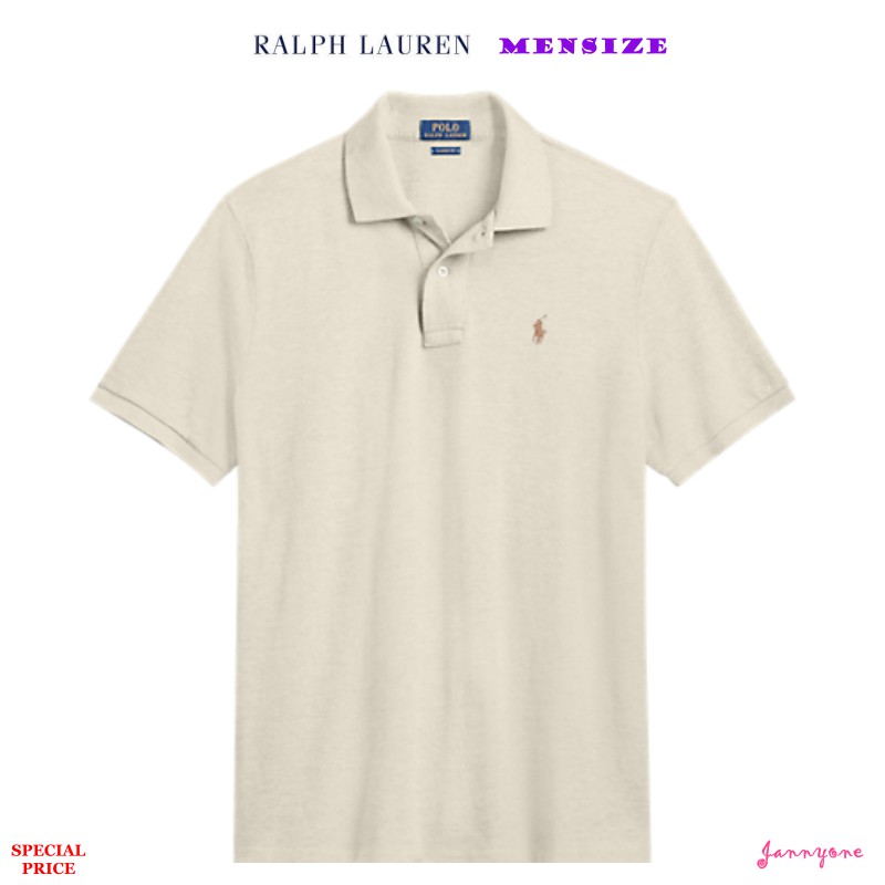 RALPH LAUREN CUSTOM SLIM FIT MESH POLO (MEN SIZE) | Shopee Thailand