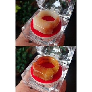 แหวนหยกน้ำผึ้ง เบอร์ 67