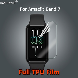 สําหรับ Amazfit Band 7 SmartWatch Ultra Slim ใสนุ่ม TPU ฟิล์มกันรอยหน้าจอ - ไม่ใช่กระจกนิรภัย