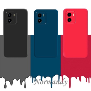 เคสโทรศัพท์ Ready Stock Phone Case VIVO Y15S 15A 2021 NEW Silicagel Casing Skin Feel Simple Color TPU Softcase Shockproof Back Cover เคส