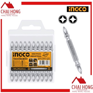 ดอกไขควงลม ดอกขัน หัวแฉก2หัว INGCO PH2x65 (1ดอก) ไขควงแฉก ไขควงลม