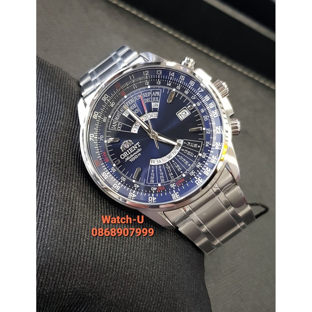 นาฬิกาข้อมือผู้ชาย Orient Automatic multi-year perpetual calendar รุ่น EU07008D