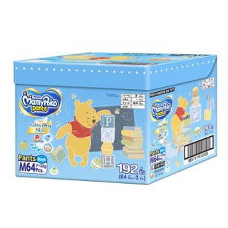 Mamy Poko กางเกงผ้าอ้อมไซส์ M 192 ชิ้น รุ่น Extra Dry Skin Toy Box กล่องเก็บของเ