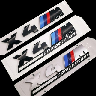 BMW M X4 Logo Auto Badge Emblem Trunk Emblem COMPETITION Bar Underlined Thunder Edition Emblem ⚡READYSTOCK⚡