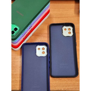 เคสกำมะหยี่ขอบโครเมี่ยมสีแบบมีโลโก้ 📲Xiaomi Redmi9A 10A 9i 9C Note11 Note11pro และรุ่นอื่นๆทักแชทได้