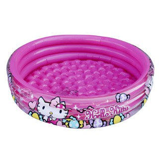 สระน้ำเป่าลม Hello Kitty ลิขสิทธิ์แท้ ขนาด 120 x 30 ซ.ม ( 4 ฟุต) - สีชมพู