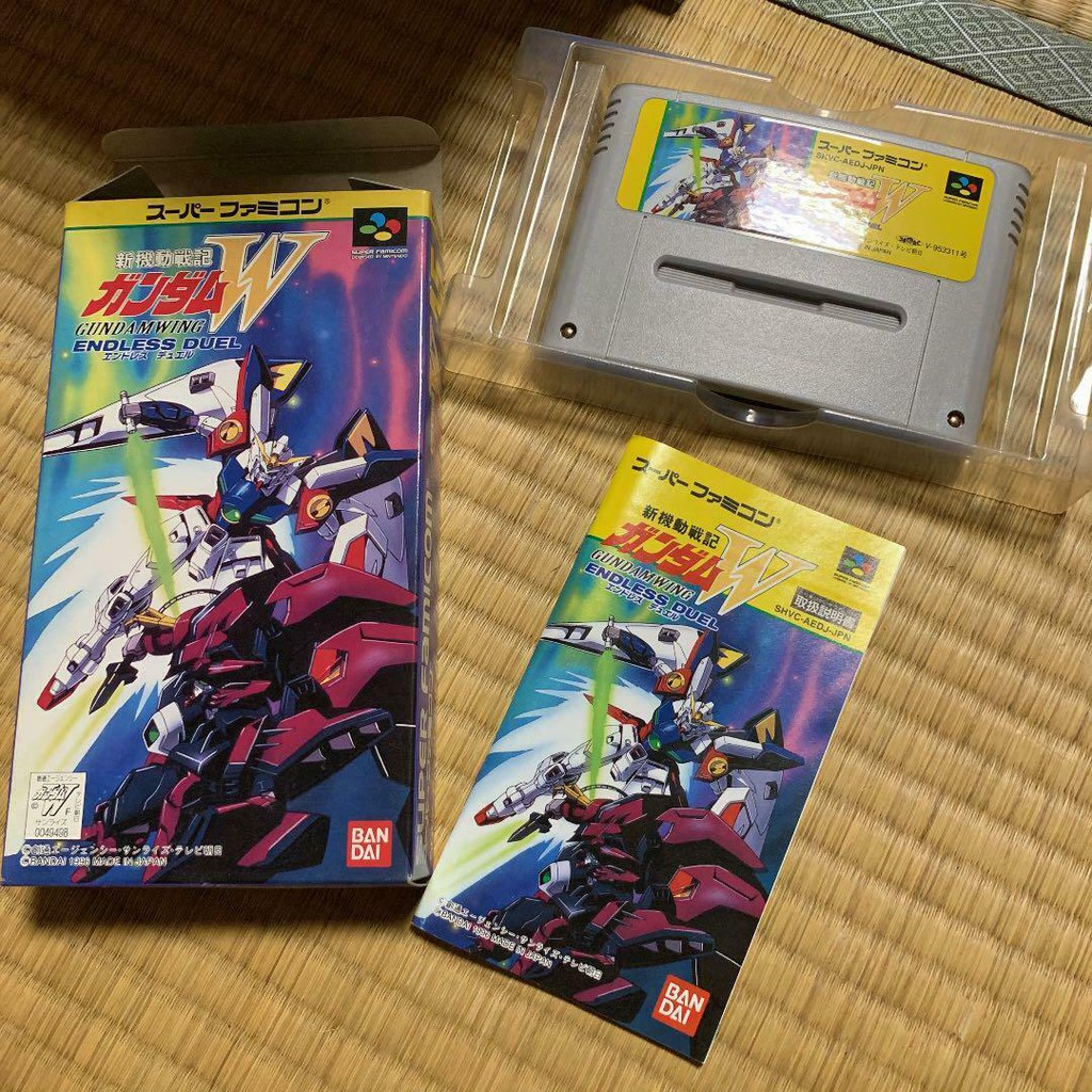 Used Gundam W Wing Endless Duel Super Famicom Sfc Snes Jp Import Game Anime 4 4