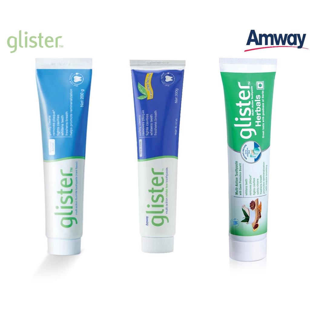 ยาสีฟันกริสเตอร์ ยาสีฟัน Glister ยาสีฟัน Amway ยาสีฟันแอมเวย์ แท้ Shop ไทย 💯