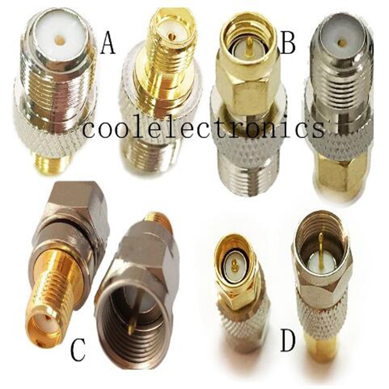 2 ชิ้น SMA F Connector SMA ชายหญิง F ชายหญิง RF อะแดปเตอร์ Connector