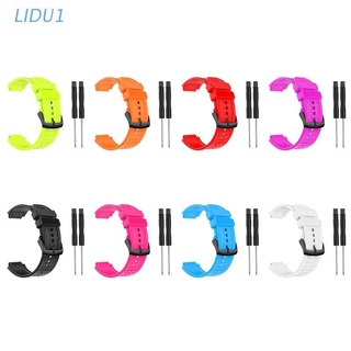 Lidu1 สายนาฬิกาข้อมือซิลิโคนสําหรับ Garmin- Forerunner 25 Male Gps Watch