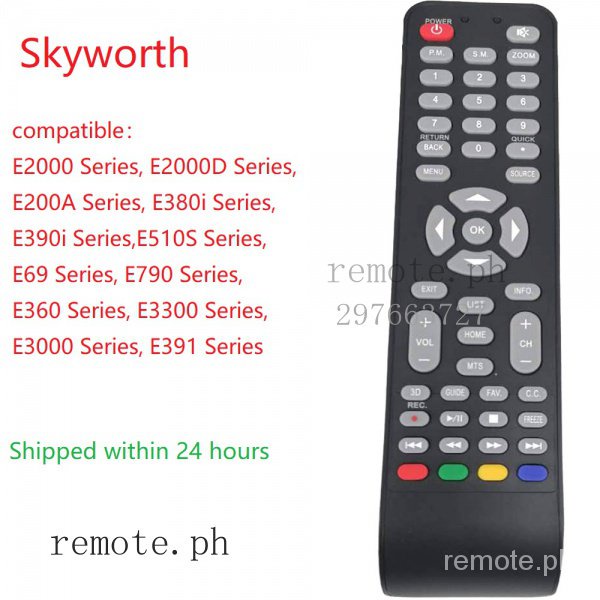 Skyworth สมาร์ททีวีระยะไกล 32e2000 40e2000 43e2000 50e2000 55e2000 32e2000d 40e2000d 43e2000d 50e200