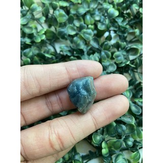 (C) พลอยดิบแท้ ซีบลู อพาไทร์(Sea Blue Apatite)พลอยธรรมชาติ 100% น้ำหนัก 49.50 กะรัต