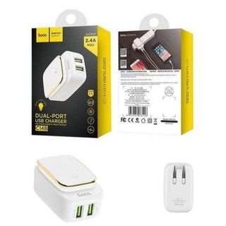 Hoco C14B หัวชาร์จ 2 USB  Dual-Port USB Charger ของแท้100%(สินค้ามีพร้อมส่ง)