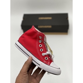 รองเท้าผ้าใบคอน convers เด็กหุ้มข้อมี4สีsize24ถึง35