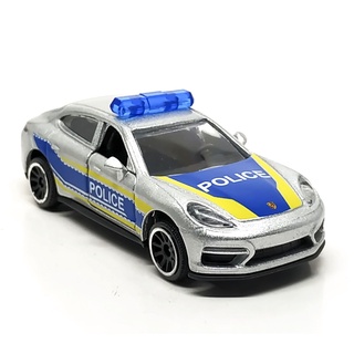 Majorette Porsche Panamera Turbo - Police - Silver Color /Wheels 5UBCL /scale 1/64 (3 inches) no Package