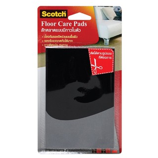 สักหลาดกาวในตัว ชนิดแผ่น 100x150 มม. สีดำ สก๊อตช์ Self-adhesive Felt Sheet Type 100x150 mm. Black Scotch