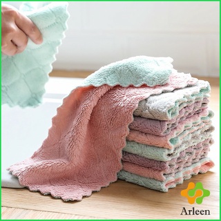 Arleen ผ้าอเนกประสงค์  ผ้าเช็ดจาน ผ้าไมโครไฟเบอร์ Clean Cloths