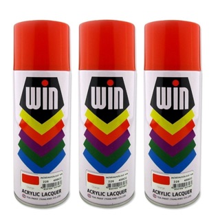 WIN สีสเปรย์อเนกประสงค์ 226 (สีส้ม) 400 cc (1 unit)