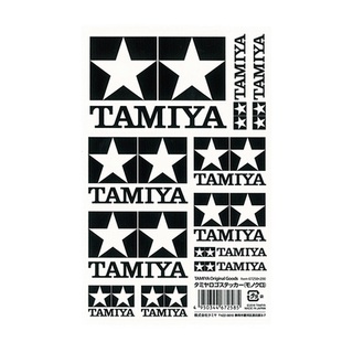 Tamiya 67258 : Tamiya Logo Sticker (White)