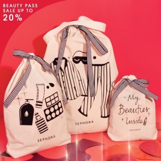 Sephora bag set 3 ใบ